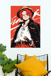 Red-Haired Shanks Poster | Anime Posters