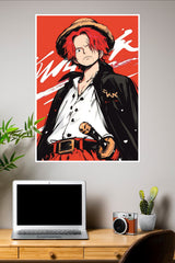 Red-Haired Shanks Poster | Anime Posters