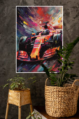 Red Line Racer Poster | Formula 1 Posters
