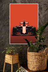 Red and black formula car Poster | Formula 1 Posters