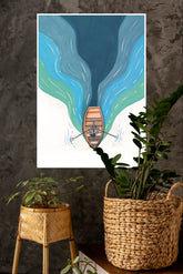 River Glow Poster | The Green World Poster