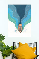 River Glow Poster | The Green World Poster