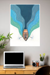 River Glow Poster | The Green World Poster