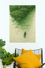 River Reflections Poster | The Green World Poster