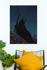 Samurai’s Solitude Poster | Samurai Warrior Poster