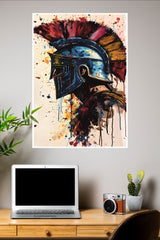 Spartan Helmet Poster | Games Posters
