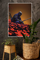 Spirit of the Mountain Poster | Samurai Warrior Poster