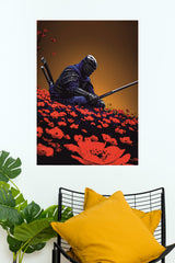 Spirit of the Mountain Poster | Samurai Warrior Poster
