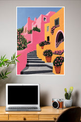 Stair way of Colors Poster | Art Posters