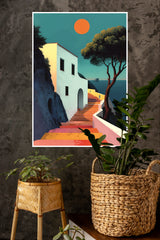 Stairway to the Sea Poster| Art Posters