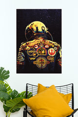 Stardust Watcher Poster | Astronaut Posters