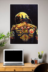 Stardust Watcher Poster | Astronaut Posters