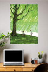 Starlit Forest Poster | The Green World Poster