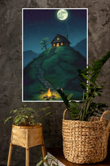 Starry Night Sky Poster | The Green World Poster