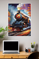 Steam Locomotive Poster | Art Posters