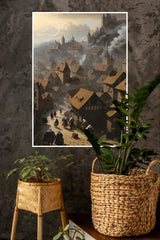 The Burning Village Poster | Art Posters