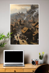 The Burning Village Poster | Art Posters