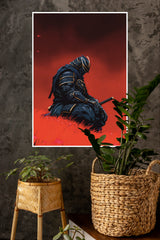 The Crimson Path Poster | Samurai Warrior Poster