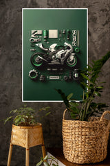 The Hear to fthe Machine Poster | Bike Posters