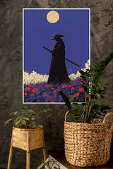The Lone Katana Poster | Samurai Warrior Poster