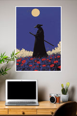 The Lone Katana Poster | Samurai Warrior Poster