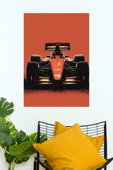 The Orange Bullet Poster | Formula 1 Posters
