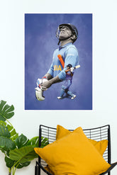 Thunder in Blue Poster | Cricketers Posters