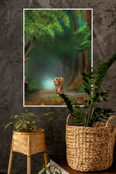Tigerin The Jungle Poster | Animal Posters