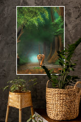 Tigerin The Jungle Poster | Animal Posters
