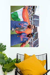 Tri color Triumph Poster | Cricketers Posters