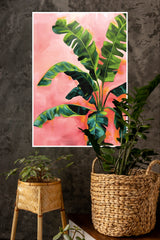 Tropical Banana Leaves Wall Poster| Art Posters