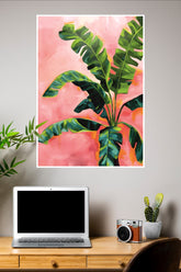 Tropical Banana Leaves Wall Poster| Art Posters