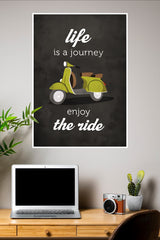 Vespa Poster | Gym and Motivational Quotes Posters