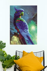 Vibrant Macaw Parrot Poster | Animal Posters