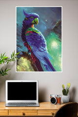 Vibrant Macaw Parrot Poster | Animal Posters