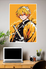 Zenitsu Agatsuma Poster | Anime Posters