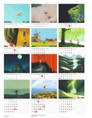 Nature View Premium Table Desk Calendar