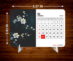 Nature’s River Glow Premium Table Desk Calendar