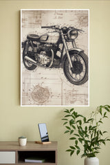 Old And Vintage Motor Bike Poster | Art Posters