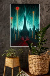 Ominous Mystic Tower Poster | Darkness Posters