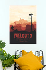 Fallout 3 Poster | Post-Apocalyptic Gaming Wall Art (Game Poster)
