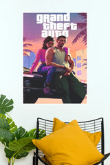 Grand Theft Auto VI Poster | GTA 6 Gaming Wall Art (Game Poster)
