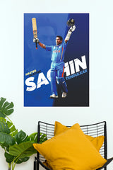 Master Blaster Sachin Tendulkar Cricket Poster(Cricket Poster)