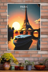 Paris Eiffel Tower Poster | City Posters