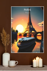 Paris Eiffel Tower Poster | City Posters