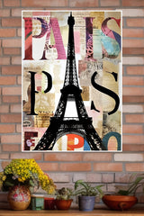 Paris France Collage Poster | CIty Posters