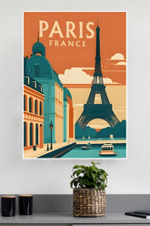 Paris France Travel Poster | CIty Posters
