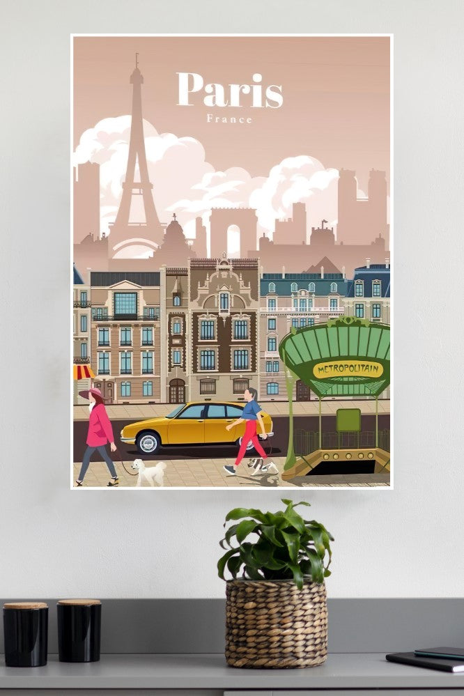 Paris Painting Poster | CIty Posters