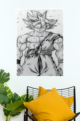 Pencil Sketch of Goku Poster | Anime Posters