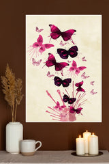 Pink Butterlies Poster | Animal Posters
